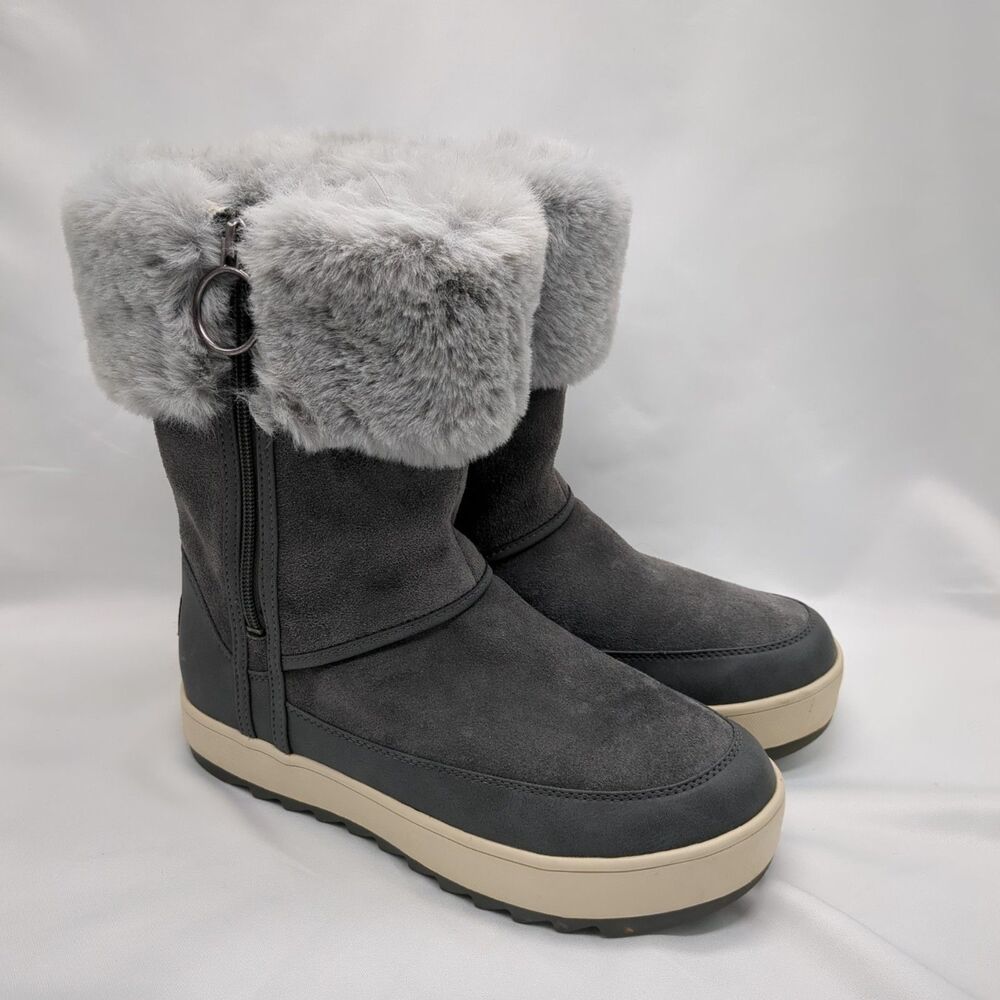 Koolaburra by Ugg Gray Tynlee Waterproof Winter Boots Size 7